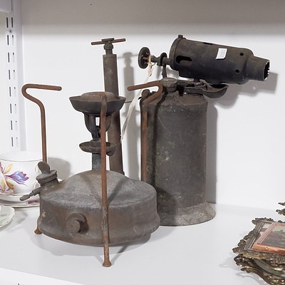 Antique Blowtorch and Russian Fuel Stove (2)