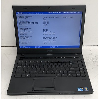Dell Vostro 3400 14-Inch Core i5 (M-460) 2.53GHz CPU Laptop