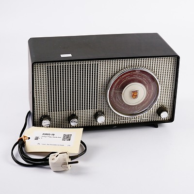 Vintage Philips Mantle Radio