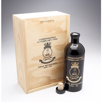 HMAS Melbourne FFG-05 Commemorative Port in Timber Presentation Box