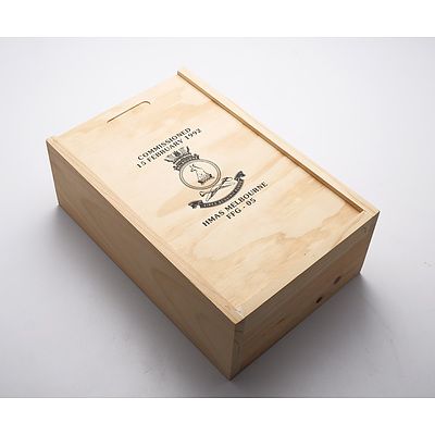 HMAS Melbourne FFG-05 Commemorative Port in Timber Presentation Box