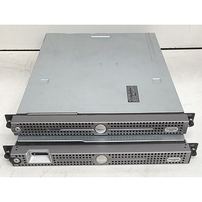 Dell PowerEdge R200 & PowerEdge R300 1 RU Servers - Lot of Two
