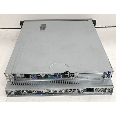 Dell PowerEdge R200 & PowerEdge R300 1 RU Servers - Lot of Two