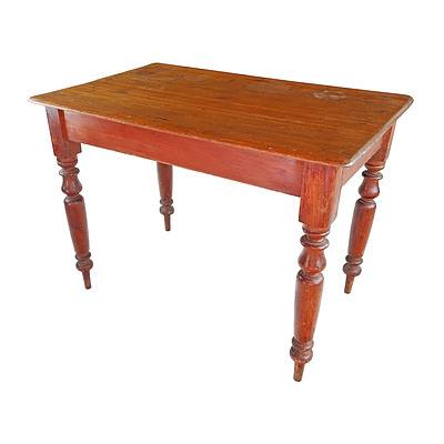 Federation Cedar Occasional Table with Turned Legs