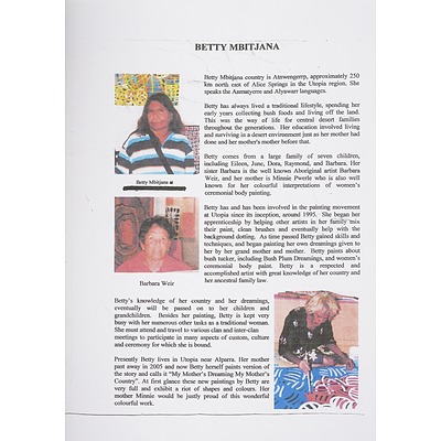 Betty Mbitjana, My Mother's Dreaming, 2019, Acrylic On Canvas
