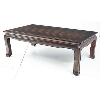 Vintage Chinese Rosewood Low Coffee Table