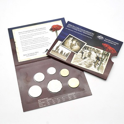 2005 60th Anniversary of the End of the Second World War Uncirculated Six Coin Set