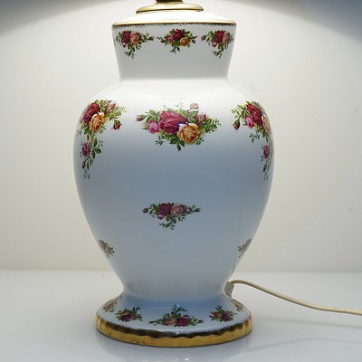 Royal Albert Old Country Roses Table Lamp