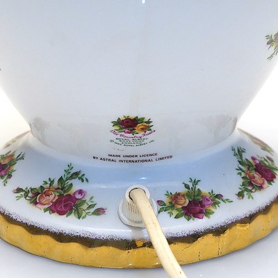 Royal Albert Old Country Roses Table Lamp