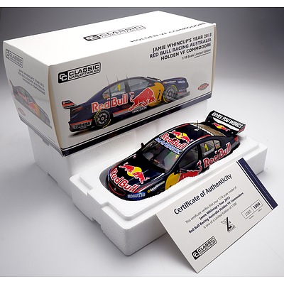 Classic Carlectables Jamie Wincup's 2013 Red Bull Racing Australia Holden VF Commodore
