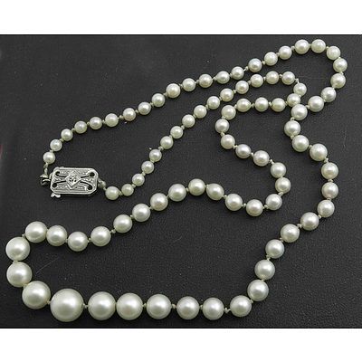 Vintage Akoya Pearl Necklace