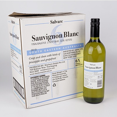 Case of 6x Salvare 2019 Sauvignon Blanc 750ml