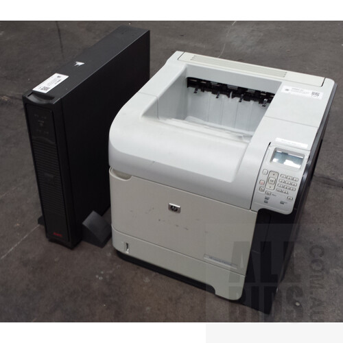 HP Lazerjet P4015dn Black and White Printer and APC Smart-UPS SC 1500VA