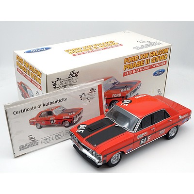 Classic Carlectables, Ford XW Falcon Phase II GT-HO, Bathurst Collection, 5972/6000, 1:18 Scale Model Car