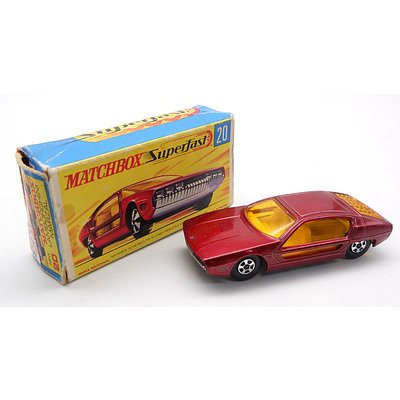 Vintage Matchbox Superfast No 20 'Lamborghini Marzal'