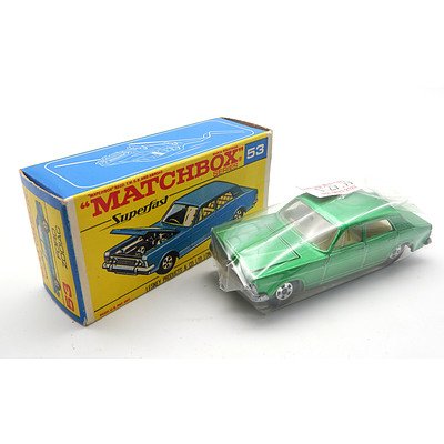 Vintage Matchbox Superfast No 53 'Ford Zodiac'
