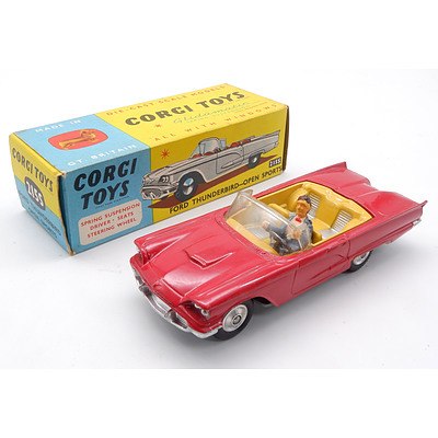 Vintage Corgi Toys No 215S - Ford Thunderbird Open Sports