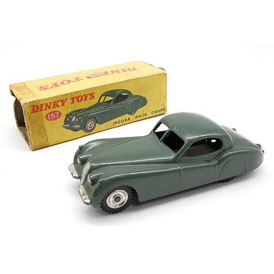 Vintage Dinky Toys No 157 'Jaguar XK120 Coupe'