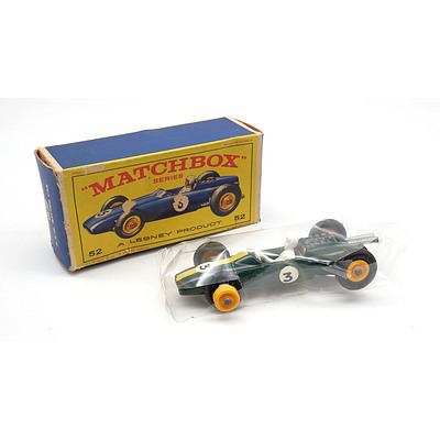 Vintage Lesney Matchbox No 52 - BRM Racing Car