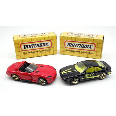 Matchbox Original Collectibles  No MB10 Viper R1/10 and No MB49 BMW 850i (2)