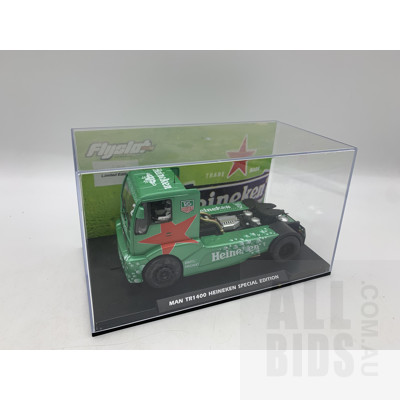 Flyslot , Man TR1400, Heineken Special Edition, 1:32 Scale Model Truck
