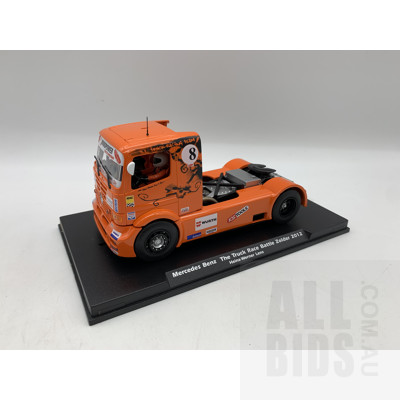 Flyslot , Mercedes Benz , The Truck Race Battle Zolder 2012 , Heinz-Werner Lenz, 1:32 Scale Model Truck