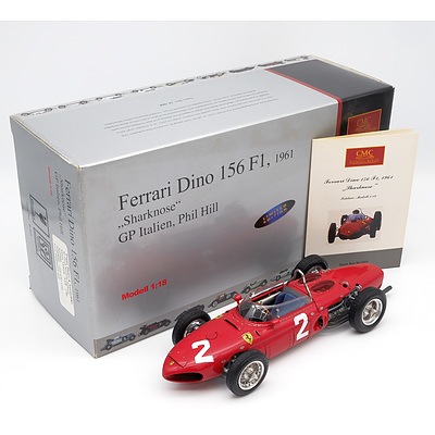 CMC, Ferrari Dino 156 F1, 1961, Sharknose, Italian GP, Phil Hill, No 9857, 1:18 Scale Model Car