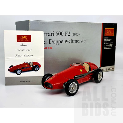 CMC, 1953 Ferrari 500 F2 Der Doppelweltmeister 1:18 Scale Model Car