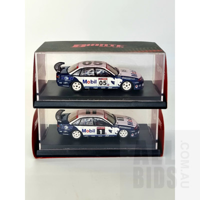 Biante, 1996 Holden VR Commodore Bathurst Winner Lowndes & 1996 VR Commodore Brock Lot of Two 1:64 Scale Model Cars