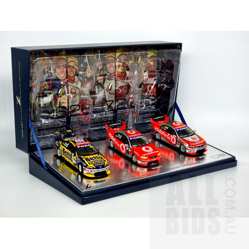 Classic Carlectables, 2006-07-08 Triple Eight Racing Bathurst Winning Three-Peat Ford Falcon Display 202/2050 1:43 Scale Model Cars