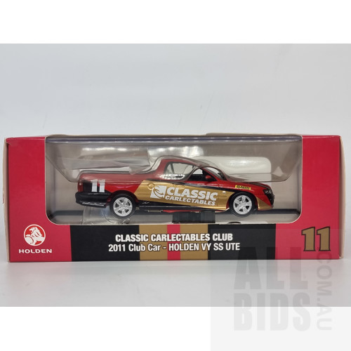 Classic Carlectables 2011 Holden VY SS Ute Club Car 1:43 Scale Model Car