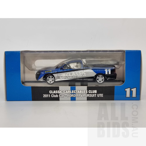 Classic Carlectables 2011 Ford FPV Pursuit Ute Club Car 1:43 Scale Model Car