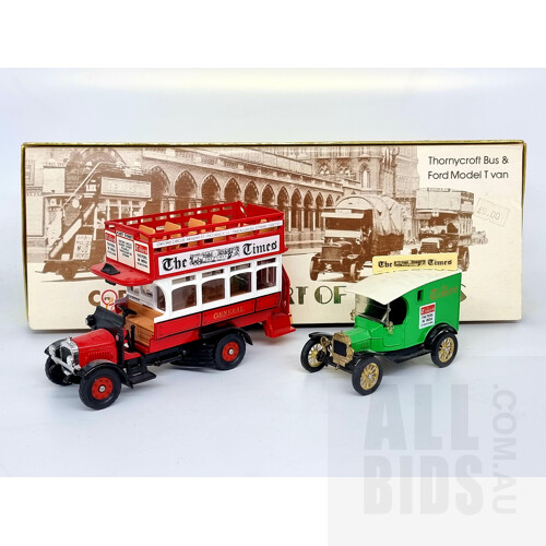 Corgi Transport of the 1930's Twin Car Set Approx 1:43 Scale Model Cars