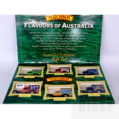 Matchbox The Flavours of Australia Limited Edition Gift Set 1:64 Scale Model Cars
