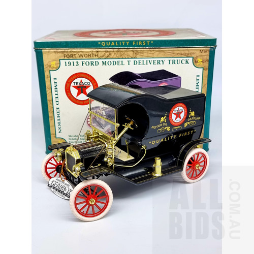 Gearbox Precision 1913 Ford Model T Texaco Delivery Truck Limited Edition in Tin Box 1:16 Scale Model Car