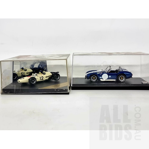 Kyosho Shelby Cobra 427 S/C & Quartzo 1965 Honda RA272E Ronnie Bucknum 1:43 Scale Model Cars