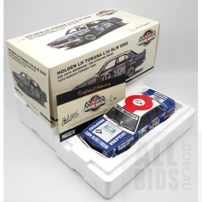 Biante, 1976 Holden L34 Torana, Jack Brabham and Stirling Moss in the Hardie- Ferodo 1000, 766/1350, 1:18 Scale Model Car