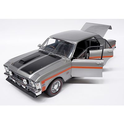 Icon Models, 1970 Ford Falcon GT Phase II GTHO, Silver, Large 1:8 Scale Diecast Model