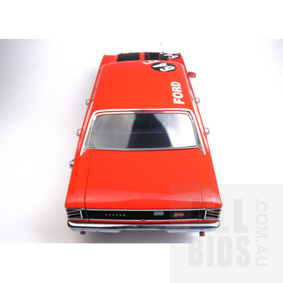Icon Models, 1970 Ford Falcon GT Phase III GTHO, Allan Moffat 64E 40th Anniversary Bathurst Hardie Ferodo Winner, 1:8 Scale Diecast Model