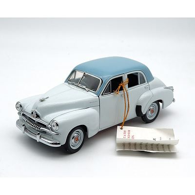 Trax, Holden FJ Special, Light Blue Two Tone, 1:24 Scale Model