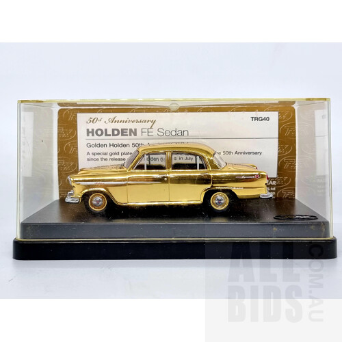 Trax, 1956 Holden FE Gold, 50th Anniversary Edition, 1:43 Scale Model