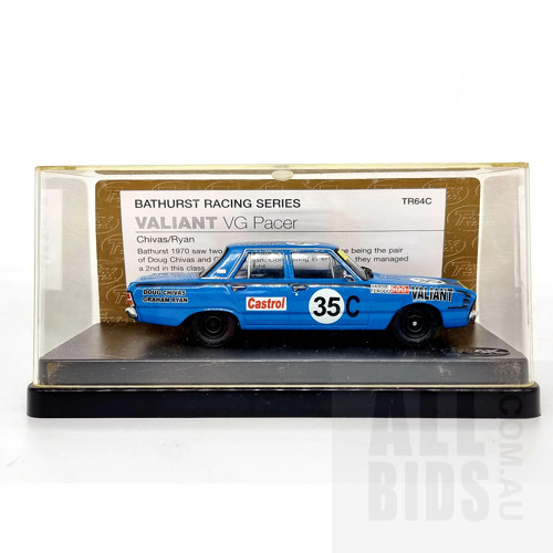 Trax, 1970 Valiant VG Pacer, Bathurst Racing Series, 1:43 Scale Model