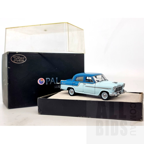 Trax, 1958 Holden FC Special Sedan, Blue, Opal Series, 1:43 Scale Model
