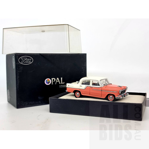 Trax, 1958 Holden FC Special Sedan, Pink, Opal Series, 1:43 Scale Model