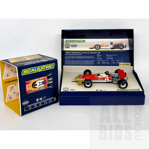 Scalextric, 1969 Team Lotus 49, Graham Hill, 2261/5000, 1:32 Scale Model