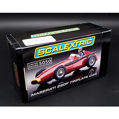 Scalextric, Maserati 250F Tinplate Car, Limited to 5050, 1:32 Scale Model