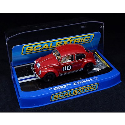 Scalextric, 1960 Volkswagen Beetle, RAC Rally, 1:32 Scale Model