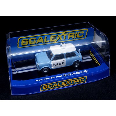 Scalextric, Morris Mini Police Car, 1:32 Scale Model