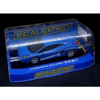 Scalextric, Lamborghini Gallardo, Blue, 1:32 Scale Model