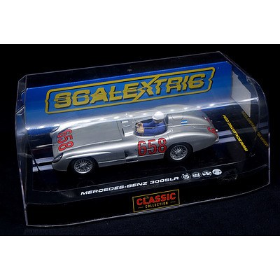 Scalextric, Mercedes 300 SLR, Mille Miglia Fangio No 658, 1:32 Scale Model